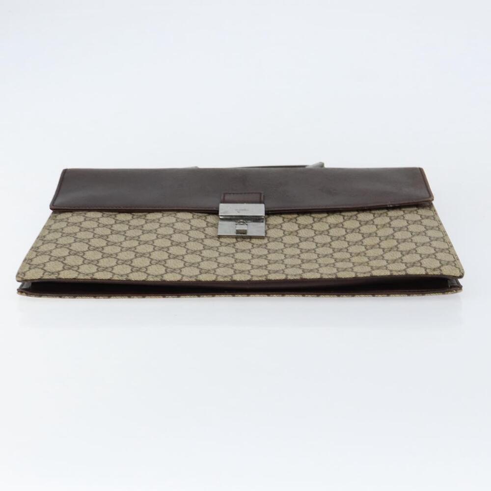 GUCCI GG Supreme Hand Bag PVC Beige Silver 34044 Auth ep12061 - Picture 5 of 16